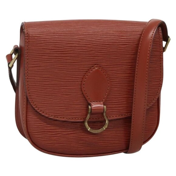 LOUIS VUITTON Epi Saint Cloud PM Shoulder Bag Brown M52213 LV Auth 134622 - Picture 1 of 16